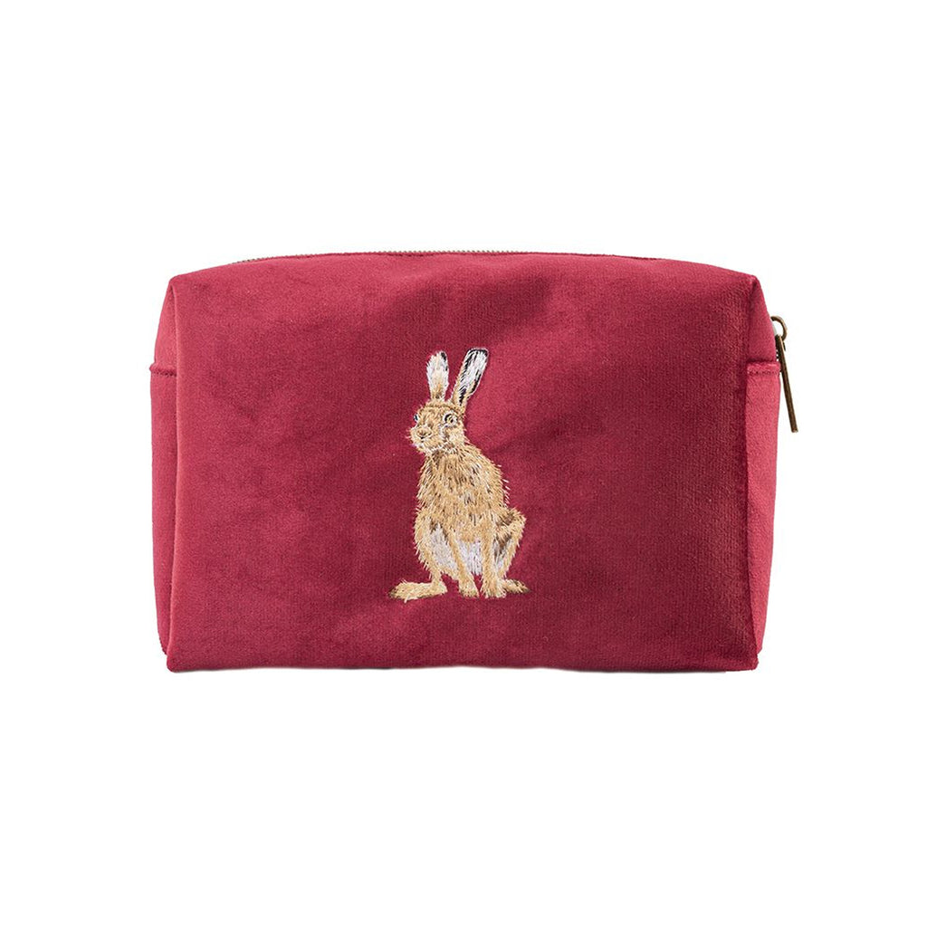 Wrendale Hare Make Up Bag - Golden Hour