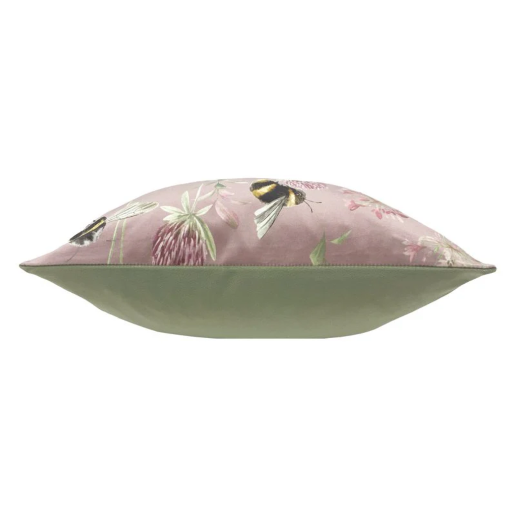 Evans Lichfield Country Bee Garden Cushion - Heather