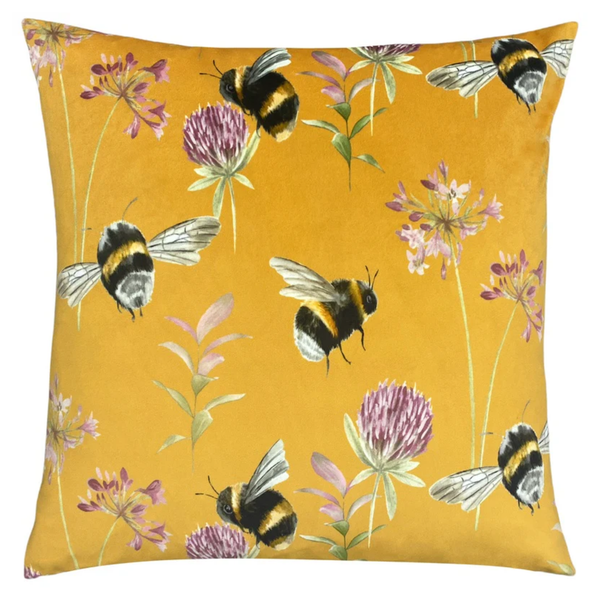Evans Lichfield Country Bee Garden Cushion - Honey