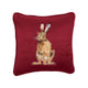 Wrendale Hare Embroidered Cushion - Golden Hour
