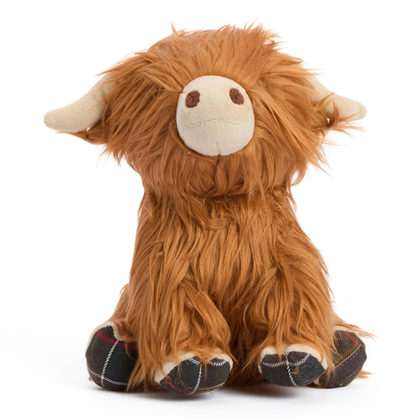 Barbour Highland Cow Dog Toy