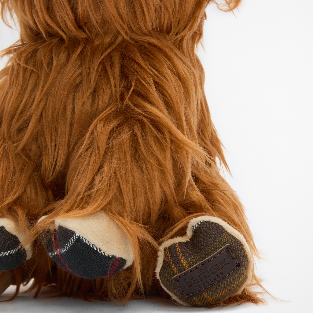 Barbour Highland Cow Dog Toy