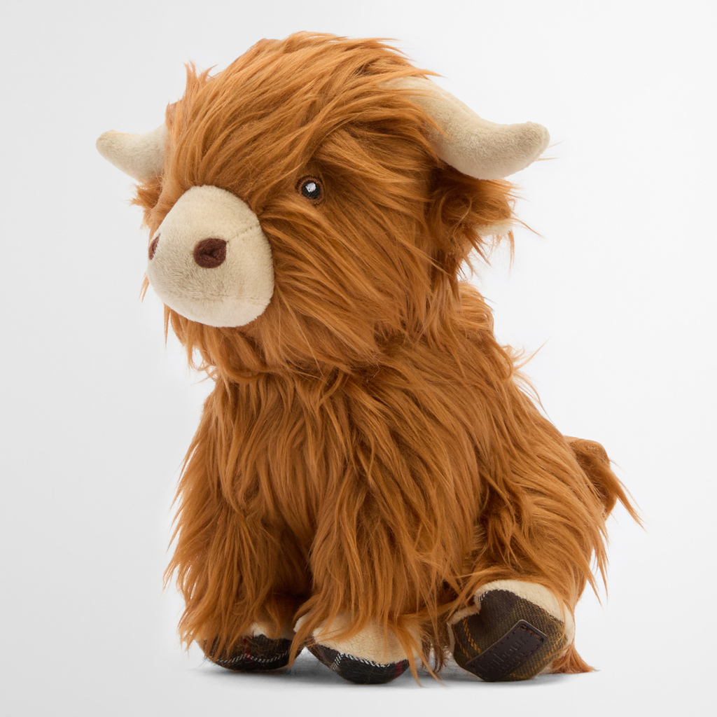 Barbour Highland Cow Dog Toy