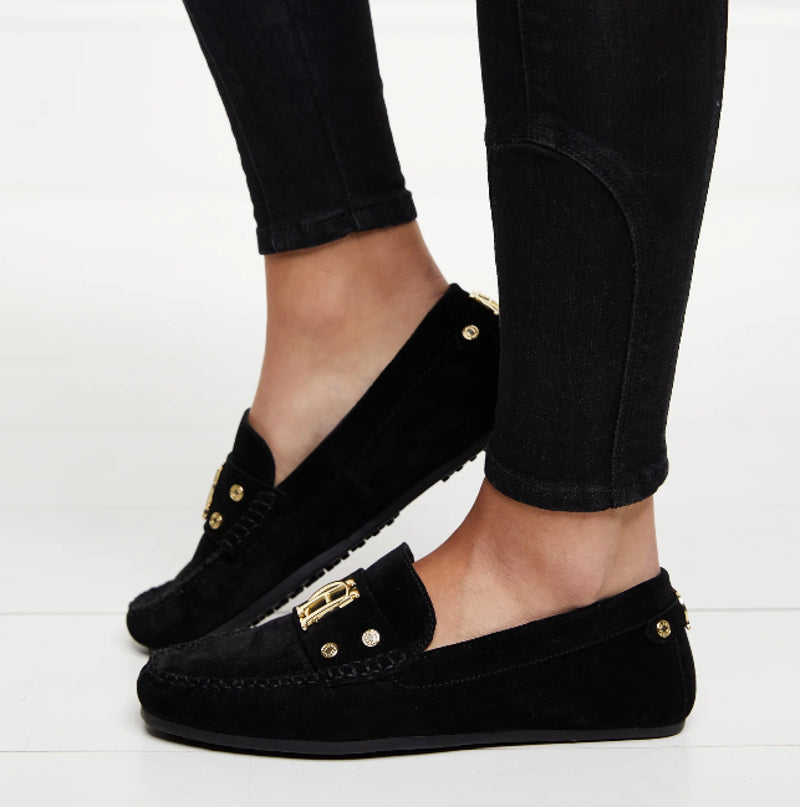 Holland Cooper The Driving Loafer - Black