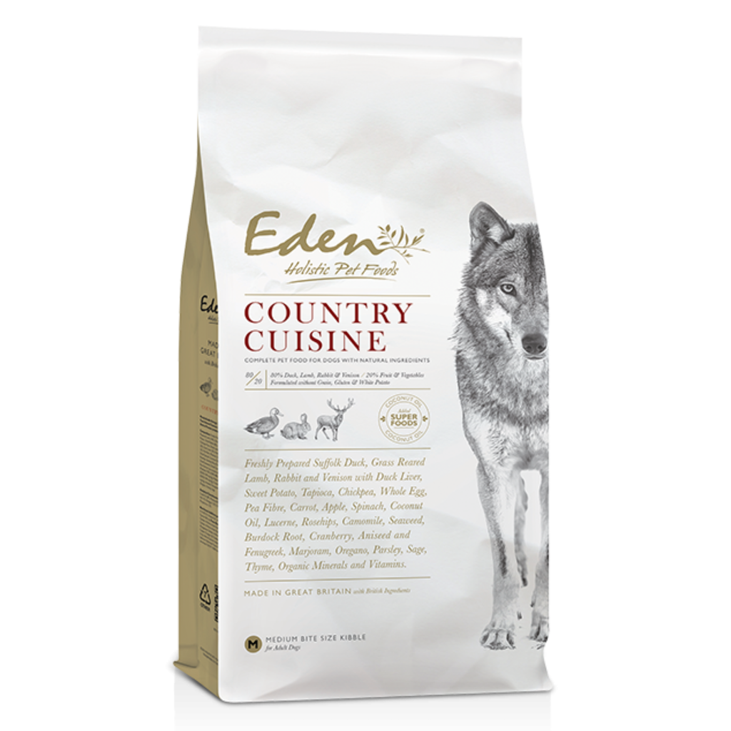 Eden 80/20 Country Cuisine Medium Kibble - 12kg