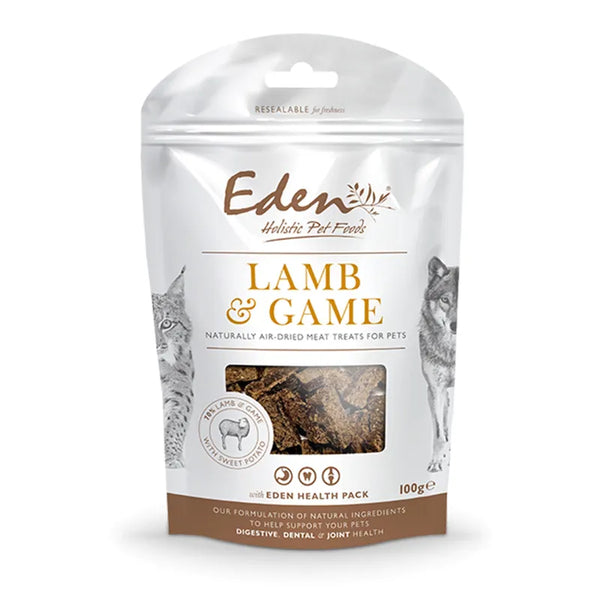 Eden Pet Foods Lamb and Game Treats - 100g