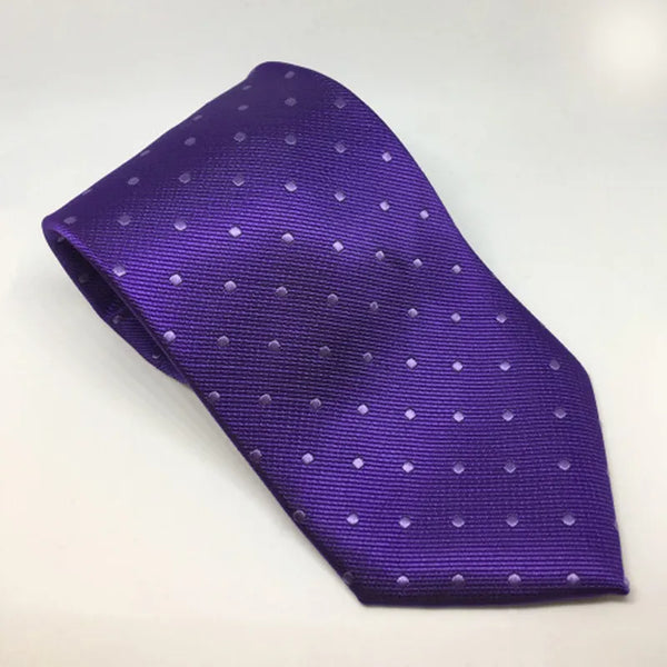 Equetech Junior Polka Dot Tie - Purple