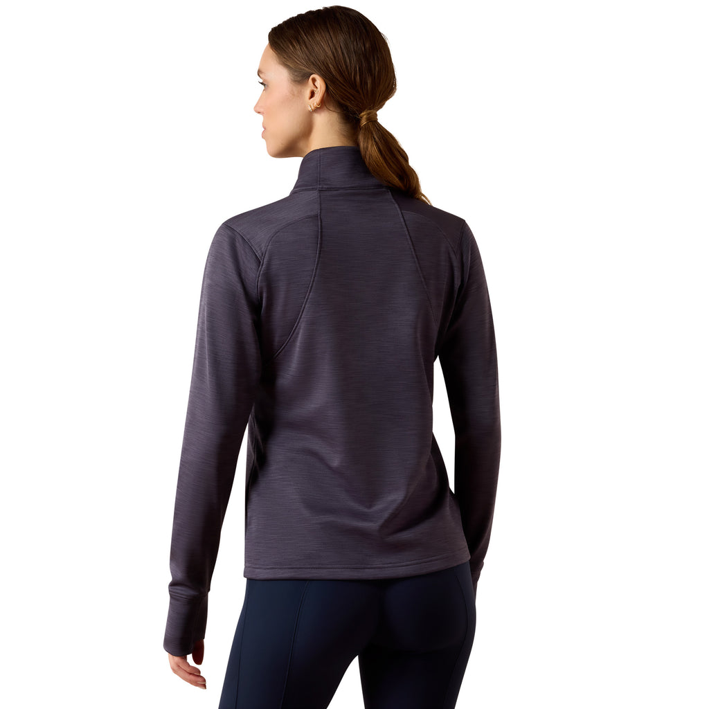 Ariat Ladies Team Eq 1/2 Zip Pullover - Odyssey Grey