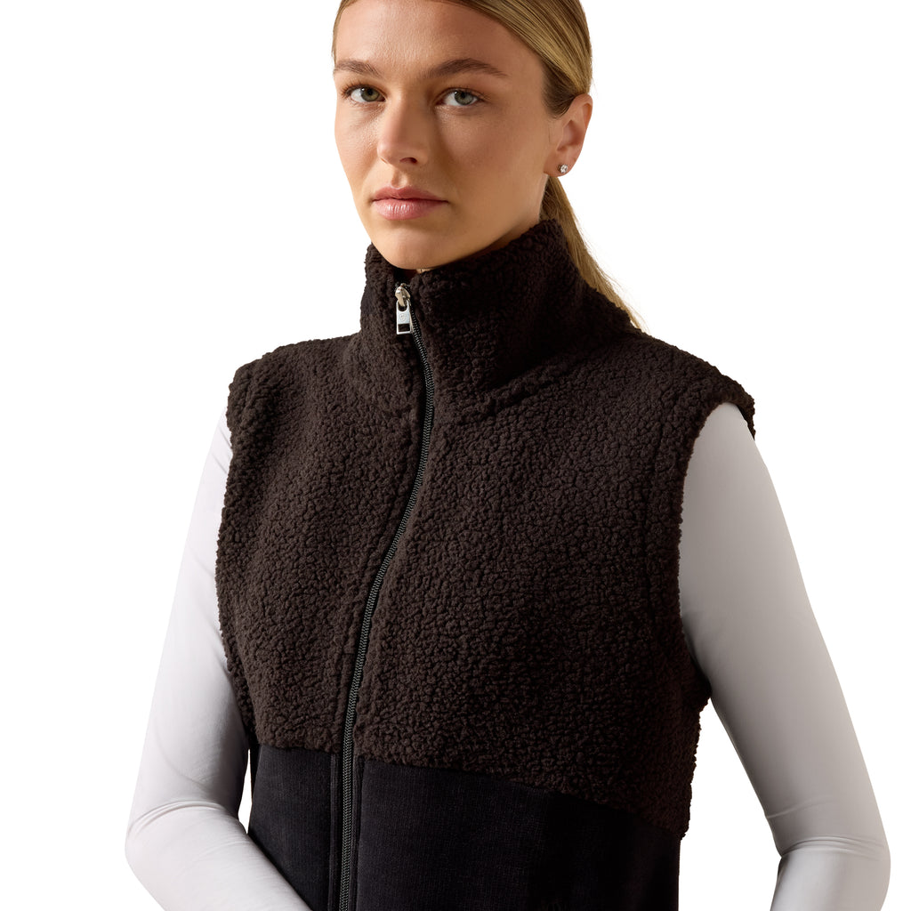 Ariat Ladies Laviolette Full Zip Gilet - Black