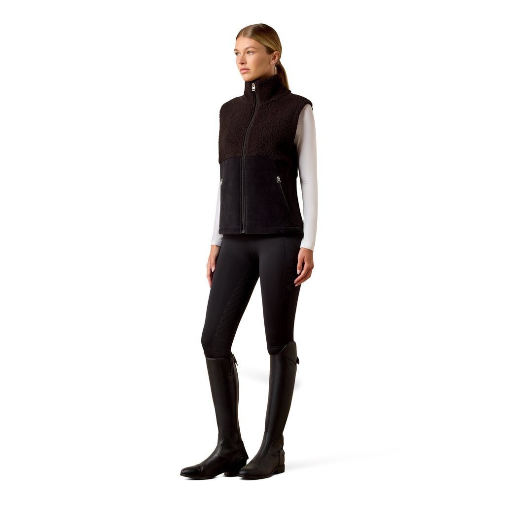 Ariat Ladies Laviolette Full Zip Gilet - Black