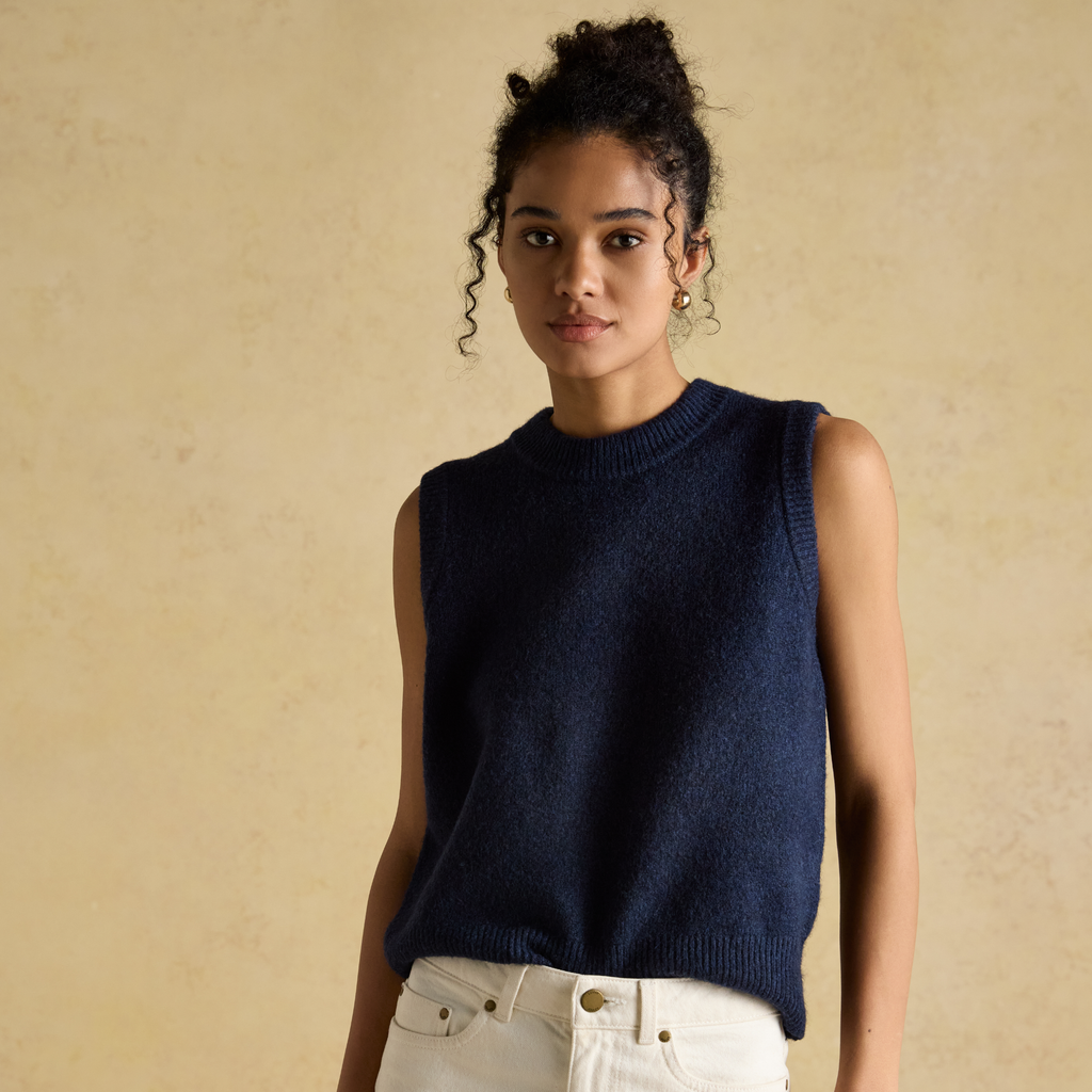 Joules Ladies Holly Vest - Navy