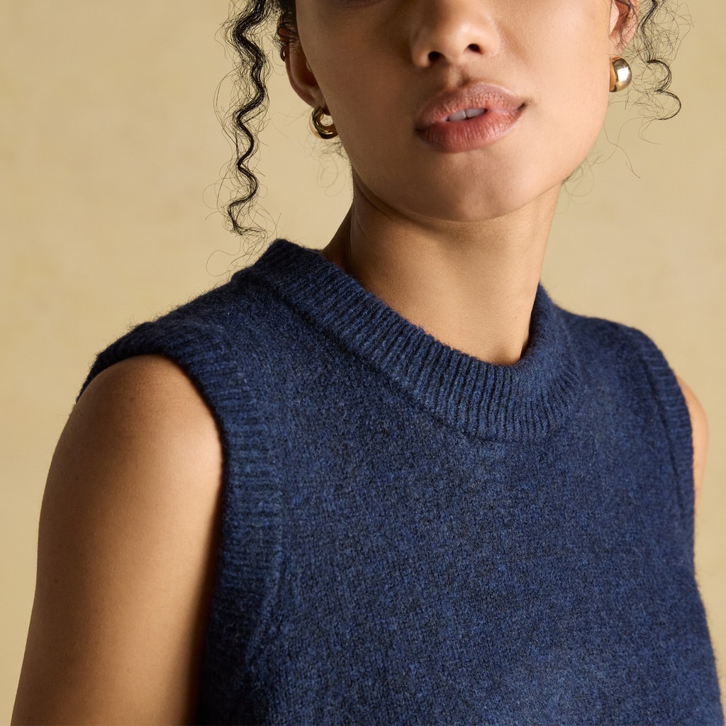 Joules Ladies Holly Vest - Navy