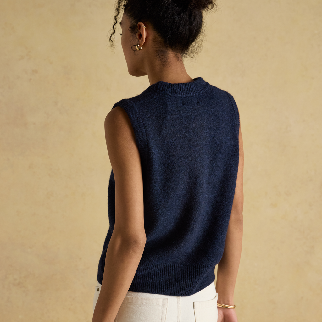 Joules Ladies Holly Vest - Navy