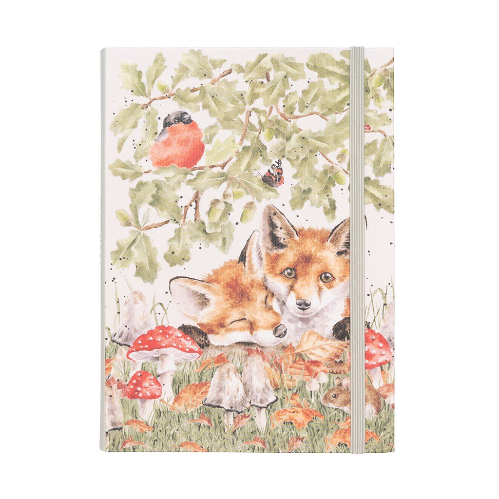 Wrendale Fox B6 Flexi Notebook - Under the Oak Tree