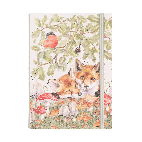 Wrendale Fox B6 Flexi Notebook - Under the Oak Tree
