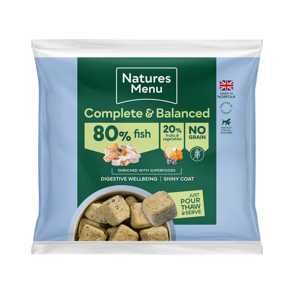 Natures Menu 80/20 Fish Nuggets - 1kg