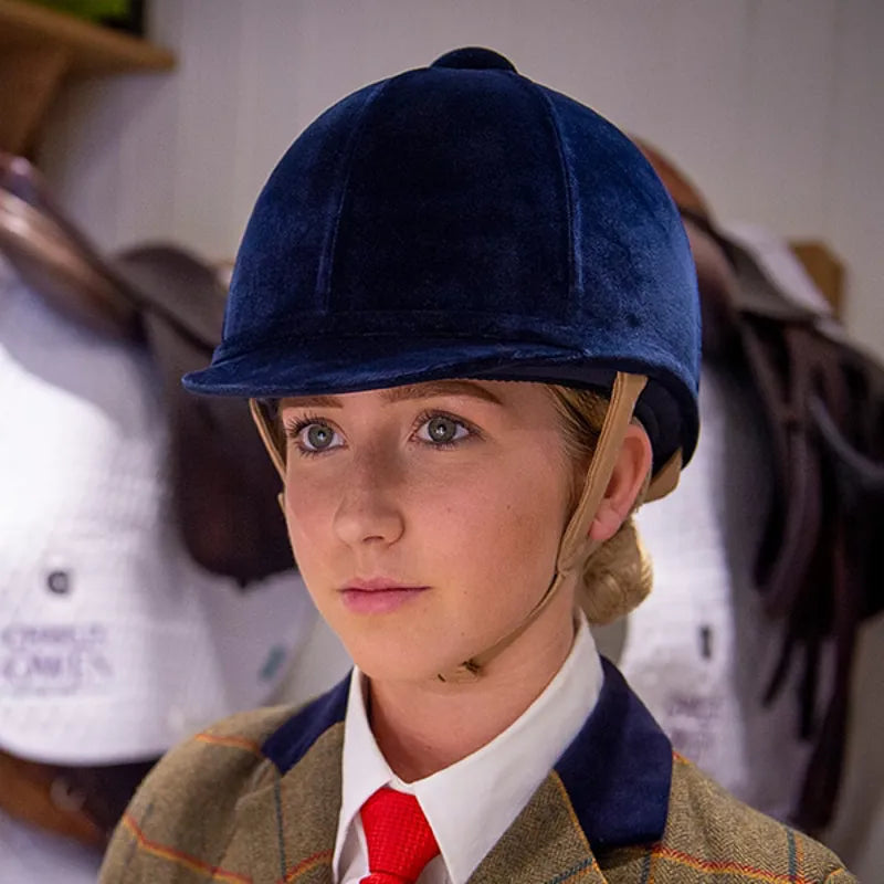 Charles Owen Fian Riding Hat - Navy