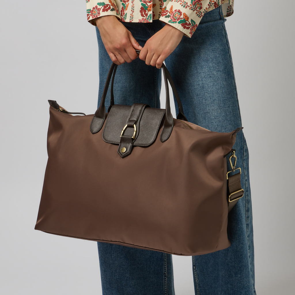 Joules Edie Weekend Bag - Mocha Brown