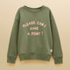 Joules Girls Sundaze Sweatshirt - Khaki Green
