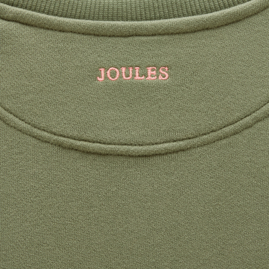 Joules Girls Sundaze Sweatshirt - Khaki Green