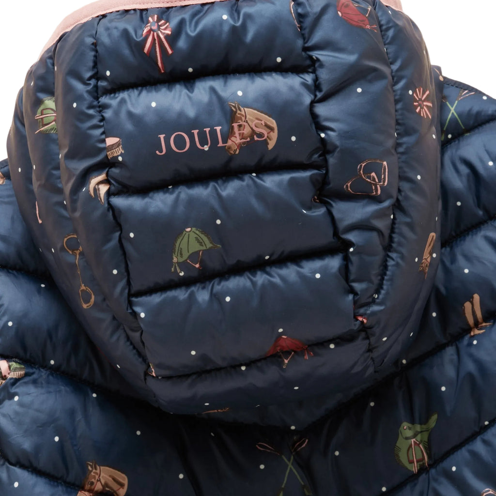 Joules Girls Cairn Coat - Navy Horse