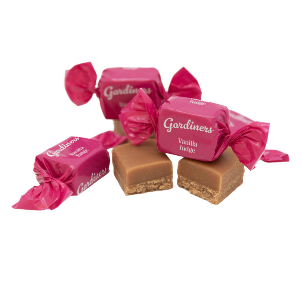 Gardiners Thank You Dog Vanilla Fudge Round Tin