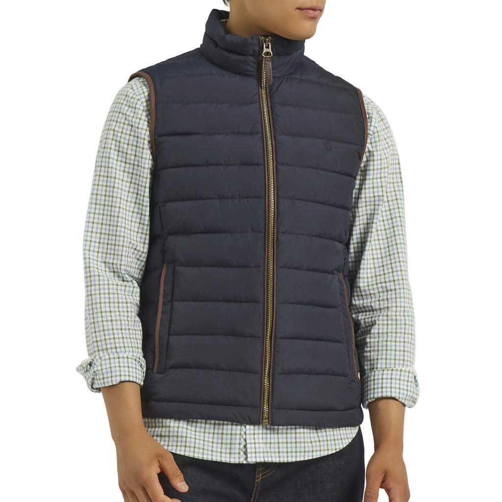 Joules Mens Heritage Padded Gilet - Navy