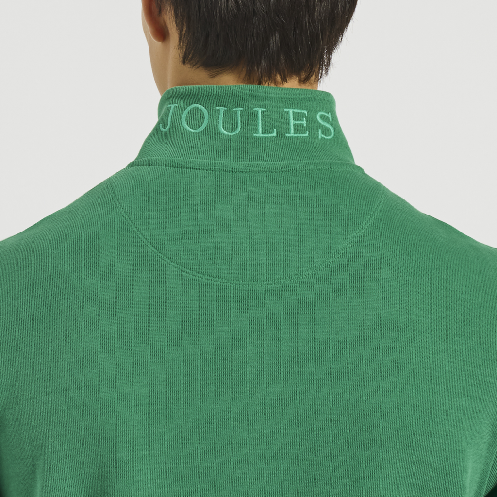 Joules Mens Alistair 1/4 Zip - Green