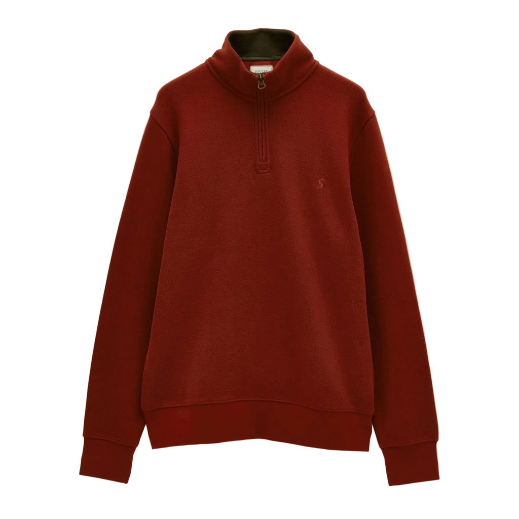 Joules Mens Alistair 1/4 Zip - Brick