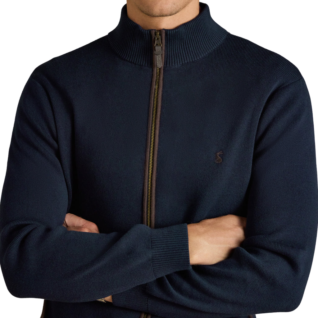 Joules Mens Hillside Cardigan - Navy