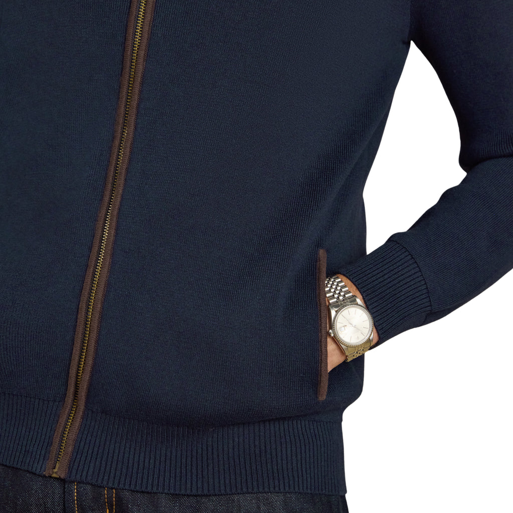 Joules Mens Hillside Cardigan - Navy