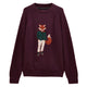 Joules Mens Intarsia Jonty Crew - Purple