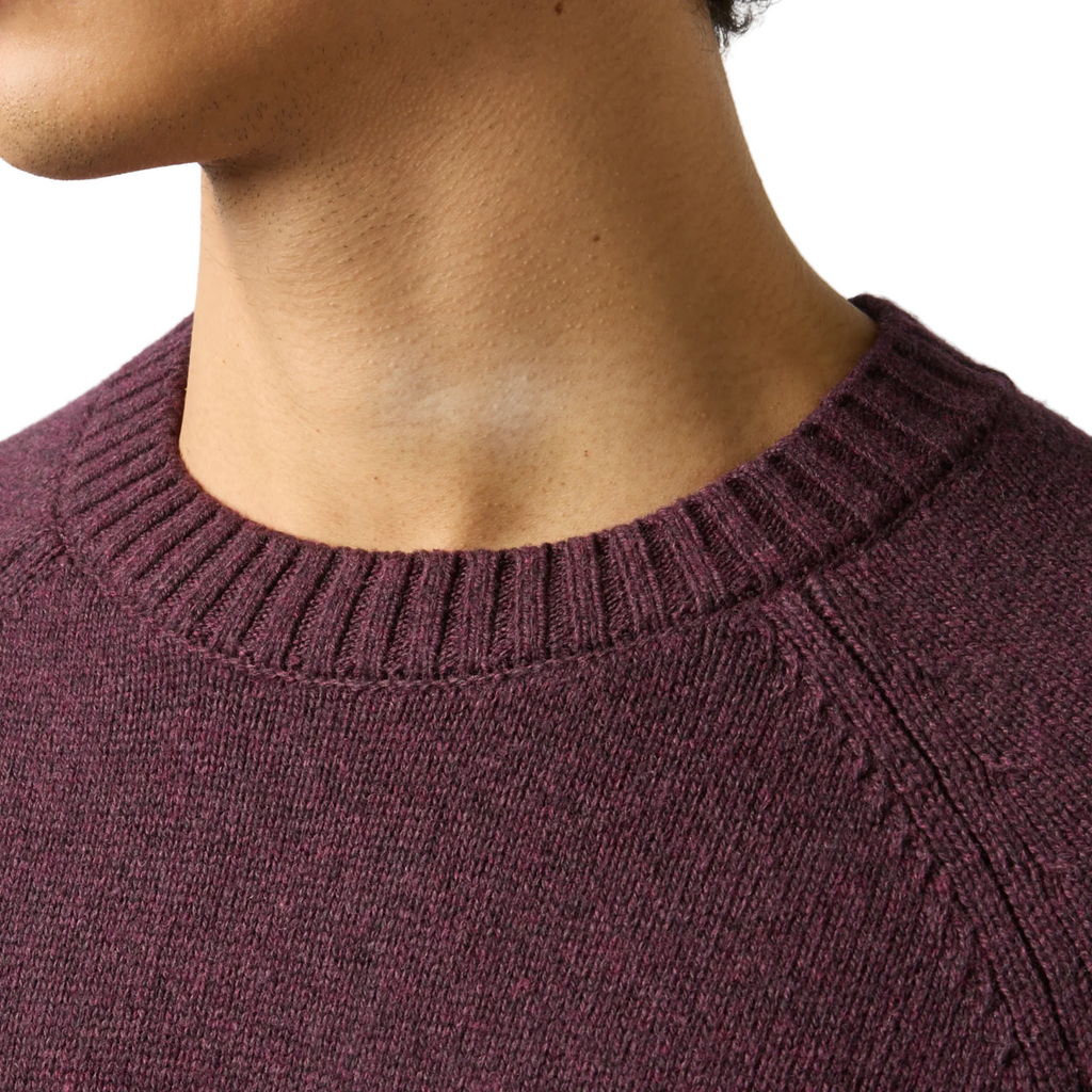 Joules Mens Intarsia Jonty Crew - Purple
