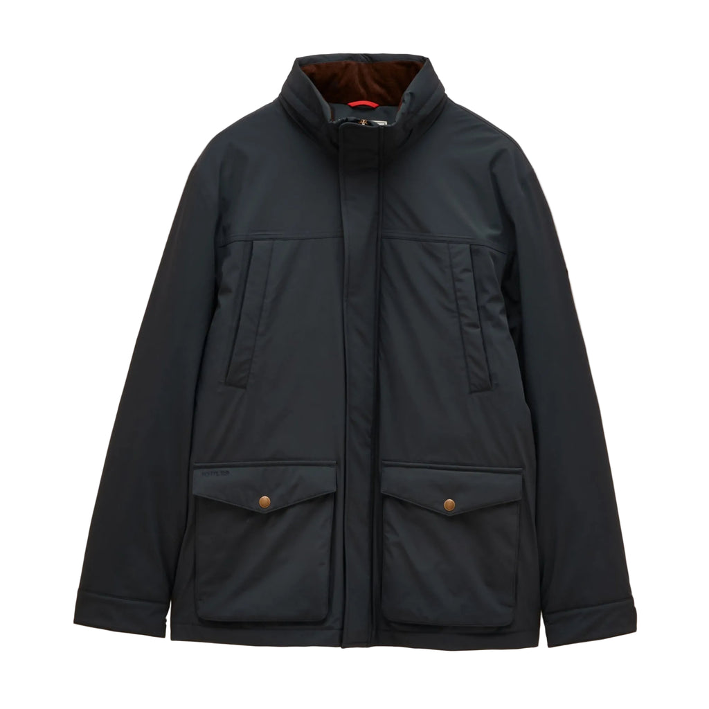 Joules Mens Padded Waterproof Field Coat - Navy