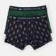 Joules Mens Crown Joules Boxers - Green/Navy