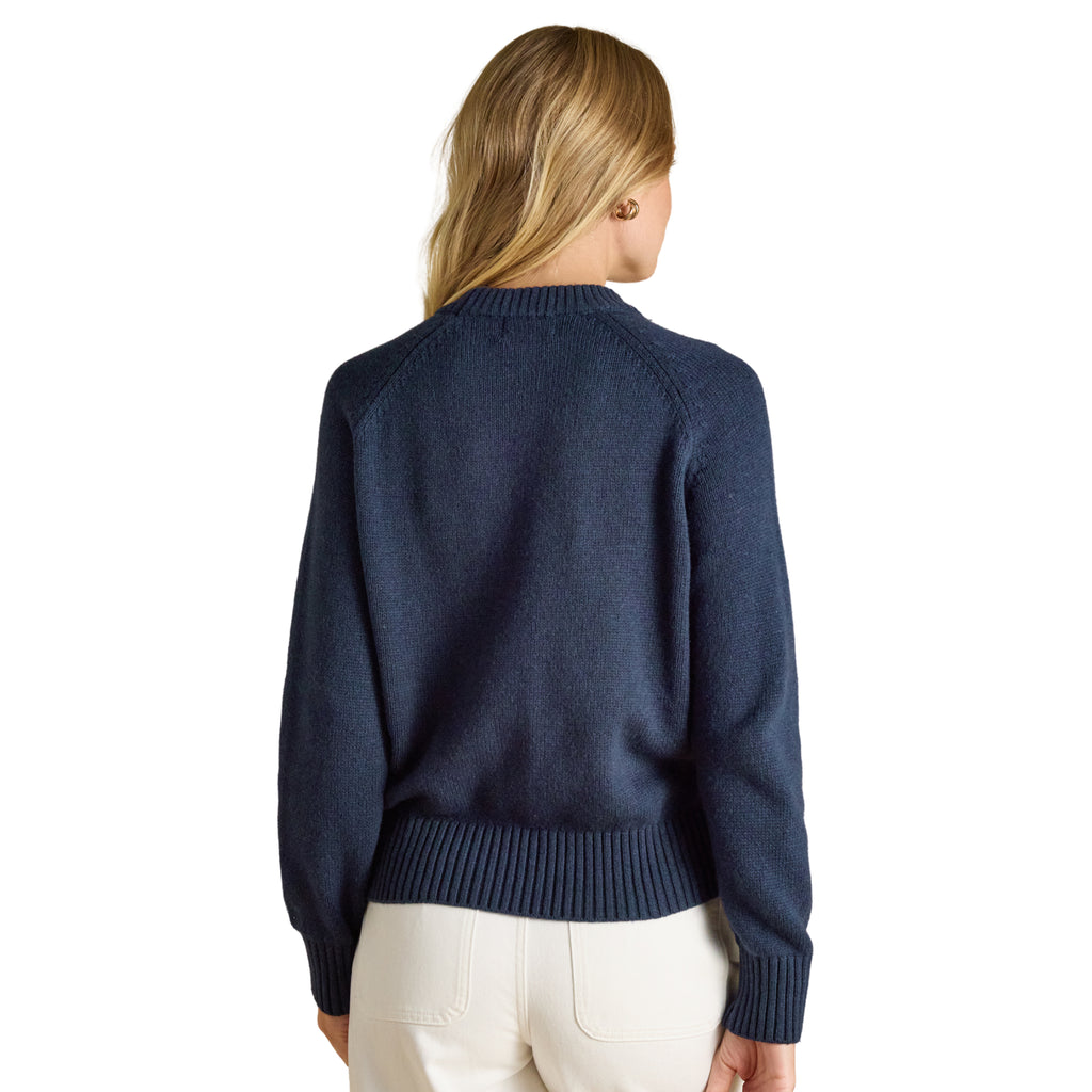 Joules Ladies Jonty Knit Jumper - Navy