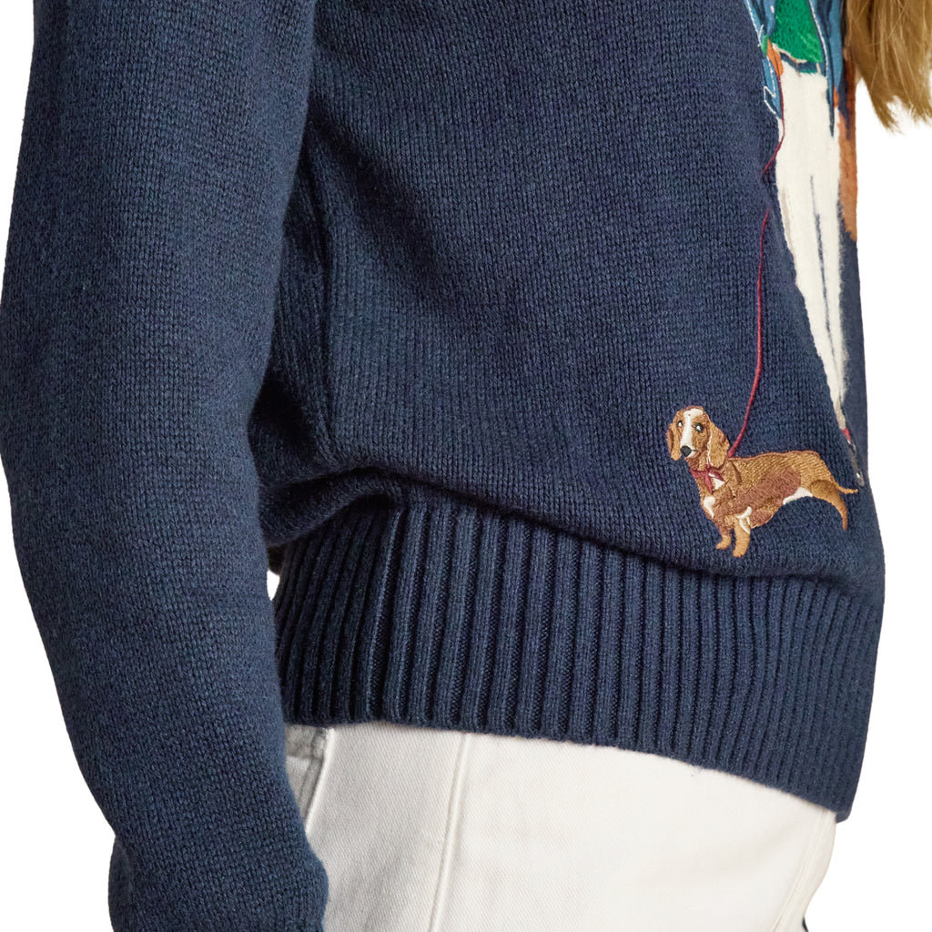 Joules Ladies Jonty Knit Jumper - Navy