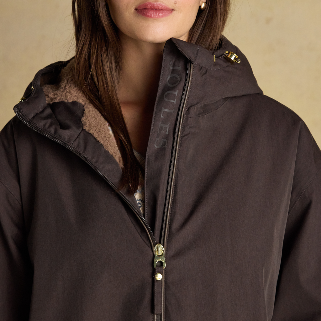 Joules Ladies Coverall - Chocolate Brown