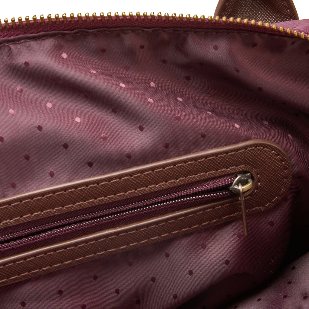 Joules Edie Port Handbag - Berry Red