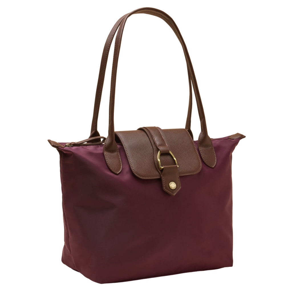 Joules Edie Port Handbag - Berry Red