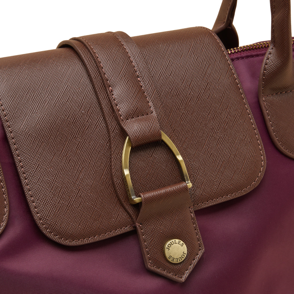 Joules Edie Port Handbag - Berry Red