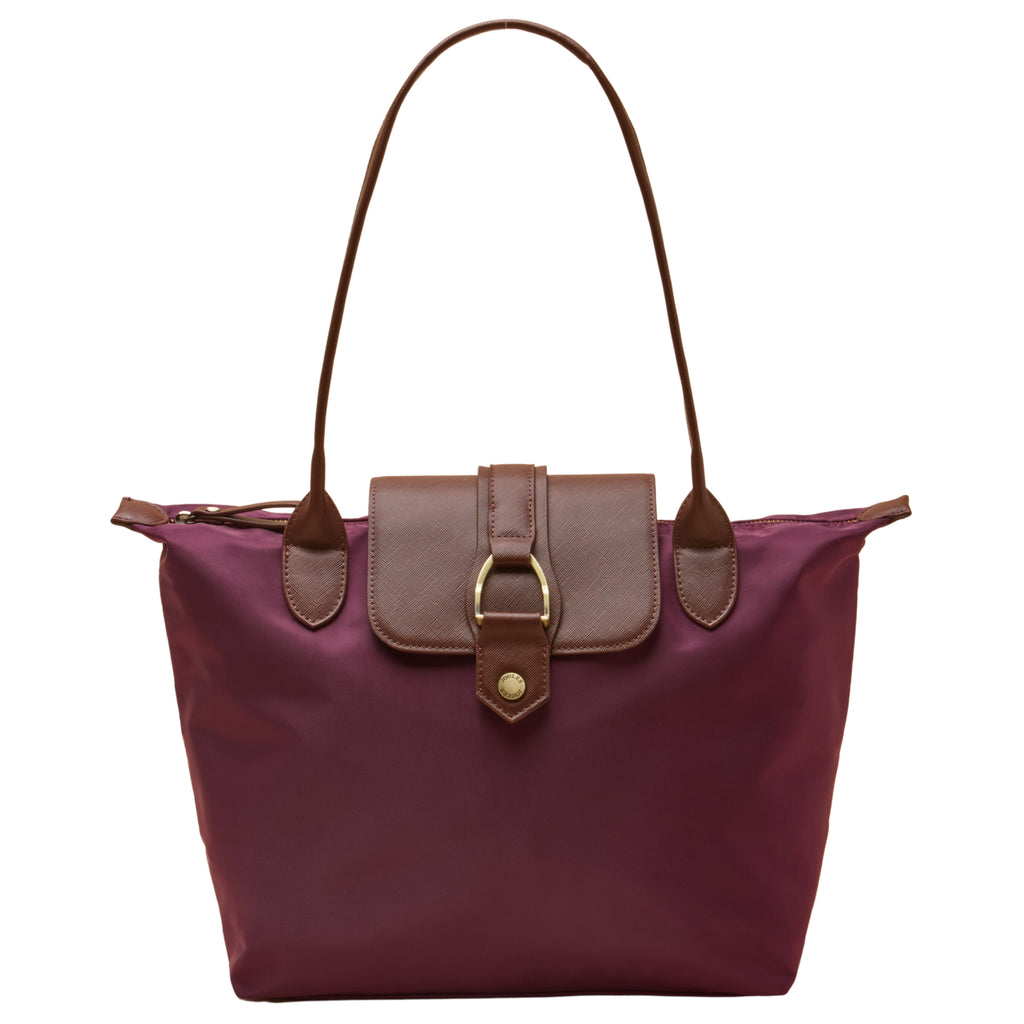 Joules Edie Port Handbag - Berry Red
