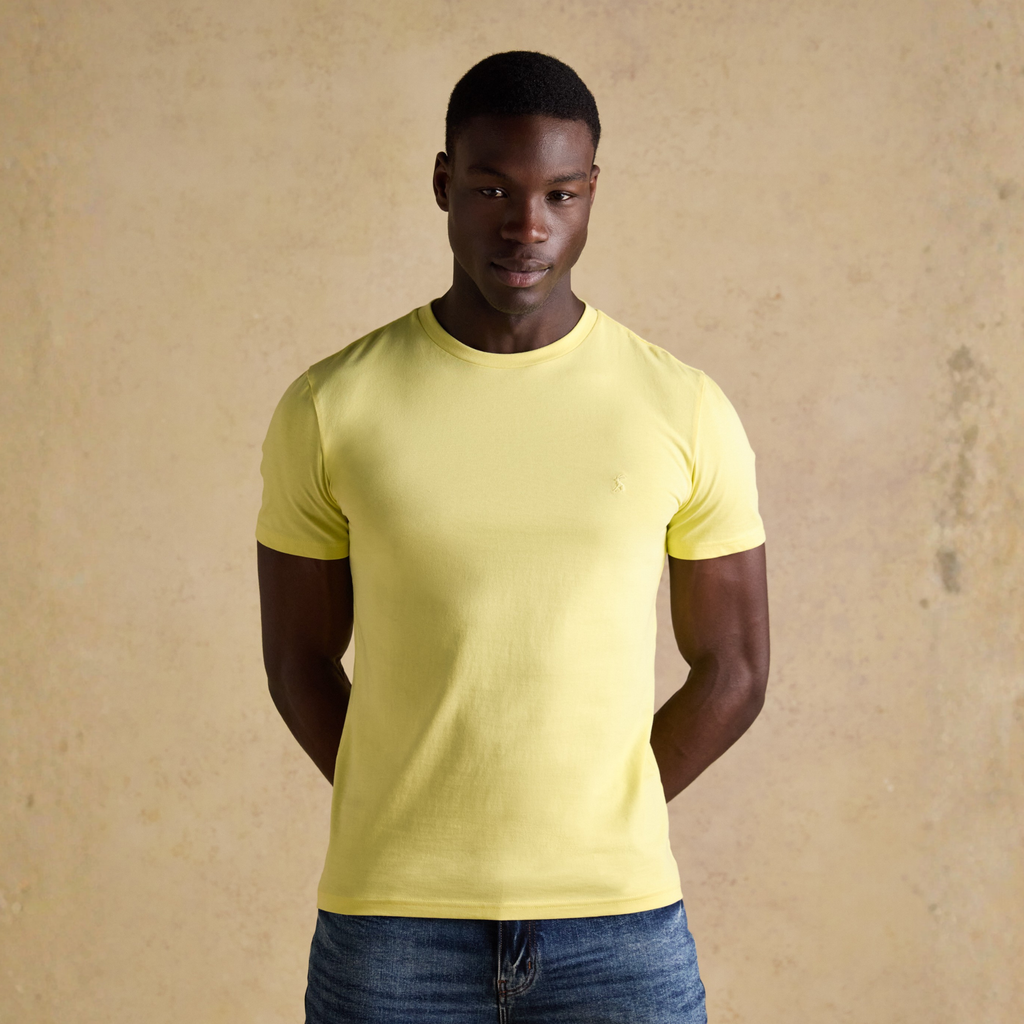 Joules Mens Everyday Tee - Yellow