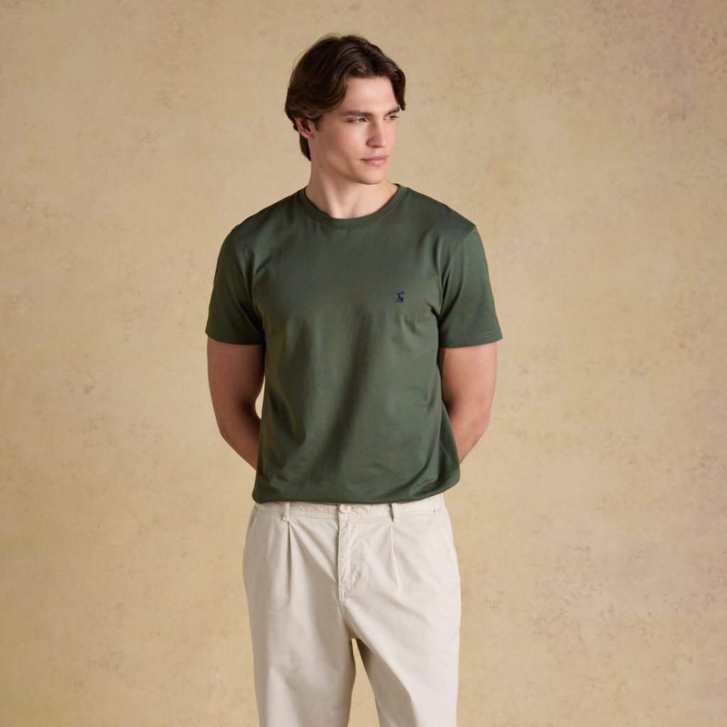 Joules Mens Everyday Tee - Khaki Green