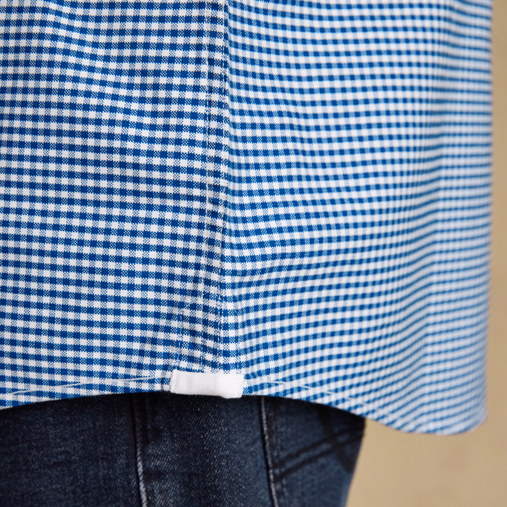 Joules Mens Classic Fit Oxford Gingham Shirt - Navy Check