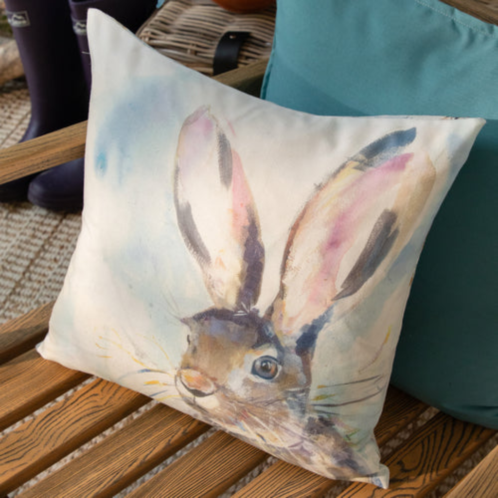 Voyage Maison Harriet Hare Outdoor Cushion - Blue