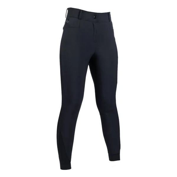 HKM Ladies Heating Full Seat Riding Breeches - Black