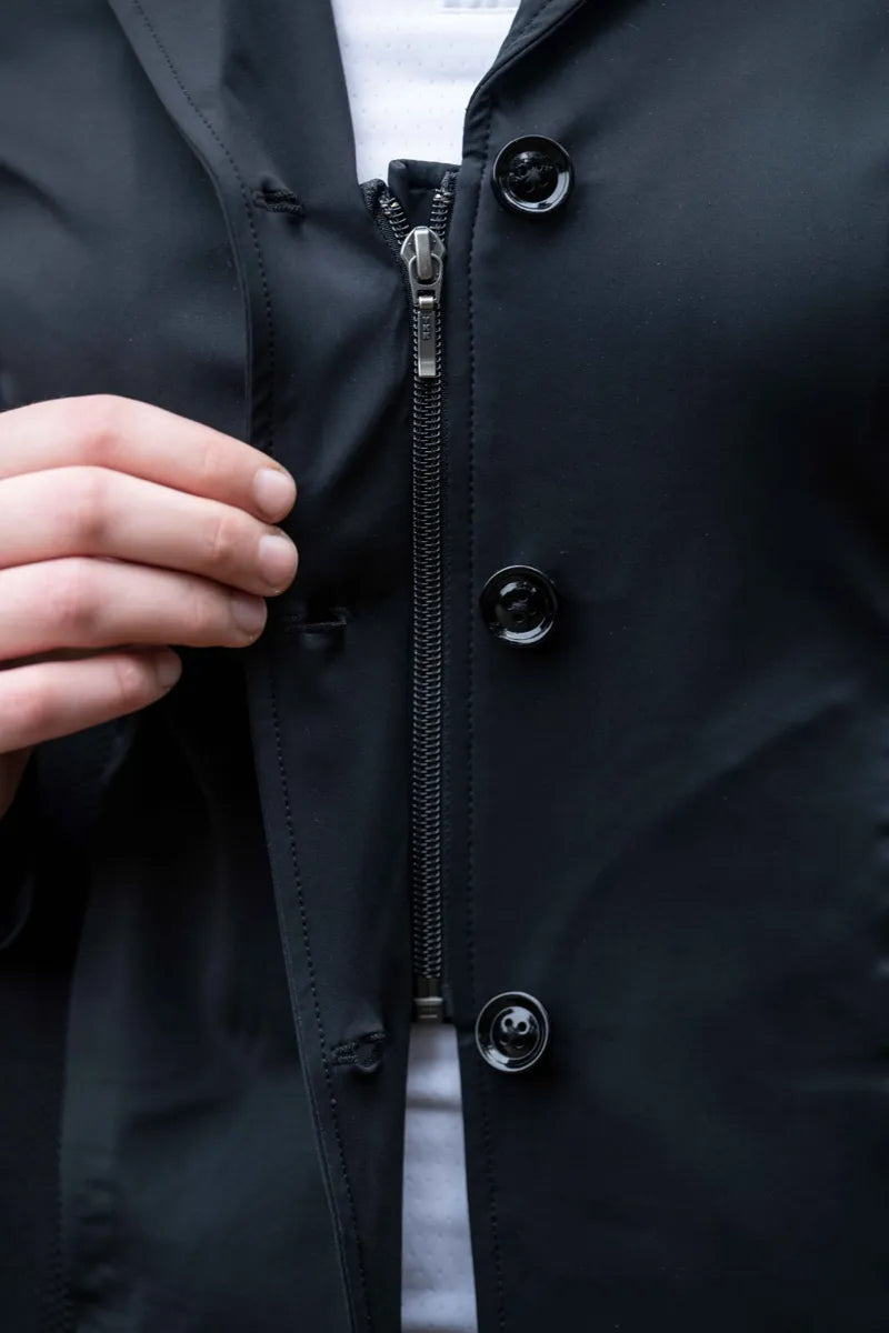 HKM Ladies Hunter Slim Fit Competition Jacket - Deep Blue