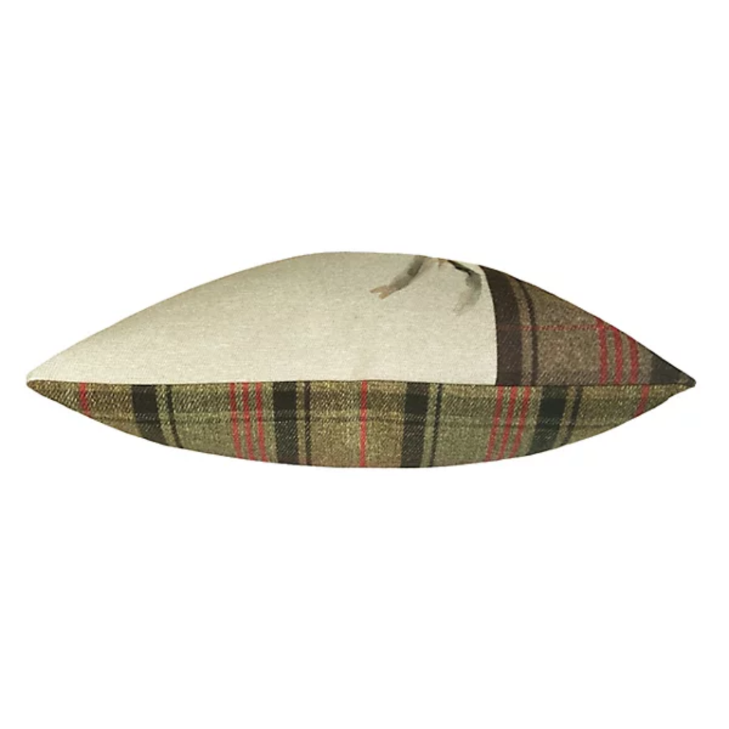 Evans Lichfield Hunter Stag Rectangular Cushion - Natural