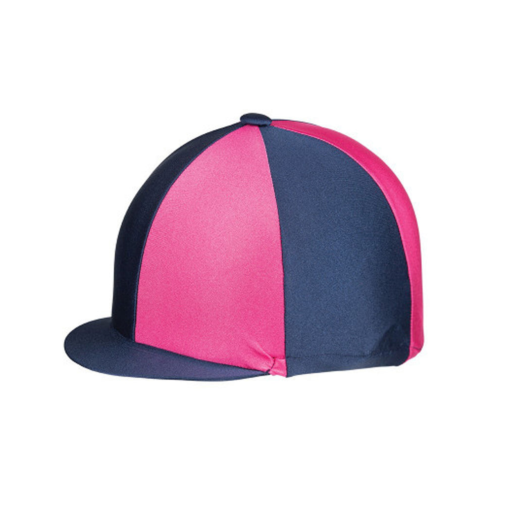 Hy Equestrian Two-Tone Lycra Silks - Navy/Pink